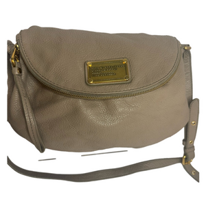 #239 Marc by Marc Jacobs Classic Q Natasha Pebbled Leather Crossbody Bag